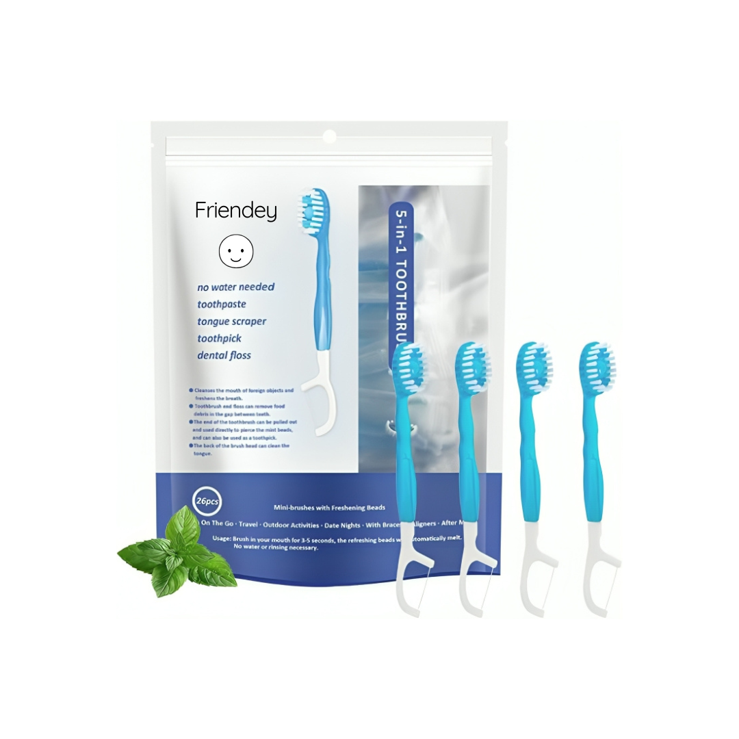 Mini Disposable Toothbrushes (26 Pieces)